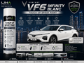 VinFast VF6 Infinity Blanc Touch Up Spray Paint – OEM Color Match | LIHA Aerosols 500ml