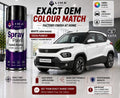 Tata Punch White PU Spray Paint – OEM Factory Match Car Paint | LIHA Aerosols
