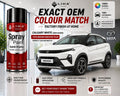 Tata Nexon Creative Plus Calgary White PU Spray Paint – OEM Factory Match Car Paint | LIHA Aerosols
