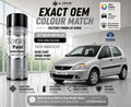 Tata Indica V2 Jet Silver Metallic (742) PU Spray Paint – OEM Factory Match Car Paint | LIHA Aerosols