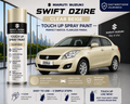 Maruti Suzuki Dzire Clear Beige Touch Up Spray Paint | OEM Automotive Aerosol Paint for Scratch Repair