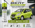 Chevrolet Beat Cocktail Green Touch Up Spray Paint | OEM Automotive Aerosol Paint for Scratch Repair