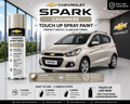 Chevrolet Spark Cashmere Touch Up Spray Paint – OEM Color Match