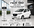 Datsun Redi-GO Opal White Touch Up Spray Paint – OEM Color Match