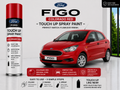 Ford Figo Colorado Red Touch Up Spray Paint – OEM Color Match | LIHA Aerosols 500ml