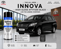 Toyota Innova High Gloss Attitude Black Touch Up Spray Paint | OEM Automotive Aerosol Paint for Scratch Repair