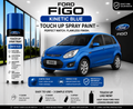 Ford Figo Kinetic Blue Touch Up Spray Paint – OEM Color Match | LIHA Aerosols 500ml