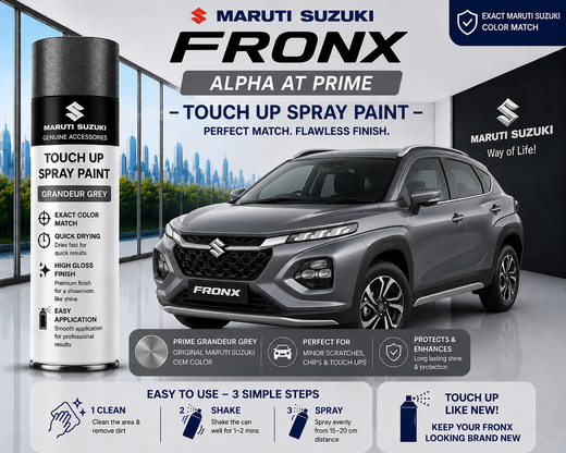 Maruti Suzuki Fronx Prime Grandeur Grey Touch Up Spray Paint – OEM Color Match