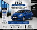 Hyundai i10 Alpine Blue Touch-Up Spray Paint – OEM Color Match | LIHA Aerosols