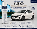Hyundai i20 Coral White Touch Up Spray Paint | OEM Automotive Aerosol Paint for Scratch Repair