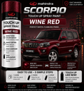 Mahindra Scorpio Wine Red Touch Up Spray Paint – OEM Color Match | LIHA Aerosols 500ml