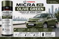 Nissan Micra J10 Olive Green Touch Up Spray Paint – OEM Color Match | LIHA Aerosols 500ml