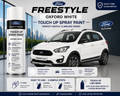 Ford Freestyle Oxford White Touch Up Spray Paint | OEM Automotive Aerosol Paint for Scratch Repair