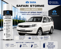 Tata Safari Storme Pearl White Touch Up Spray Paint | OEM Automotive Aerosol Paint for Scratch Repair