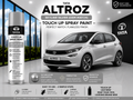 Tata Altroz Skyline Silver Touch Up Spray Paint – OEM Color Match | LIHA Aerosols 500ml