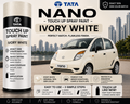 Tata Nano Ivory White Touch Up Spray Paint – OEM Color Match | LIHA Aerosols 500ml