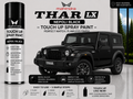 Mahindra Thar LX Napoli Black Touch Up Spray Paint – OEM Color Match | LIHA Aerosols 500ml
