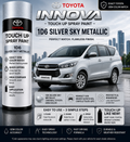 Toyota Innova Silver Sky Metallic (1D6) Touch Up Spray Paint – OEM Color Match | LIHA Aerosols 500ml