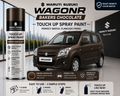Maruti Suzuki WagonR Bakers Chocolate Touch Up Spray Paint | OEM Automotive Aerosol Paint for Scratch Repair