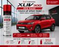 Mahindra XUV300 Rage Red Touch Up Spray Paint | OEM Automotive Aerosol Paint for Scratch Repair